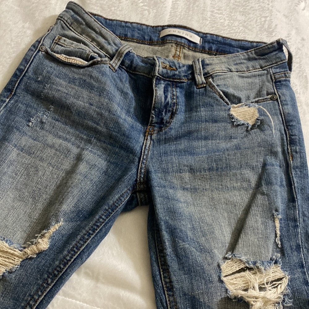 Low rise skinny ankle Jean